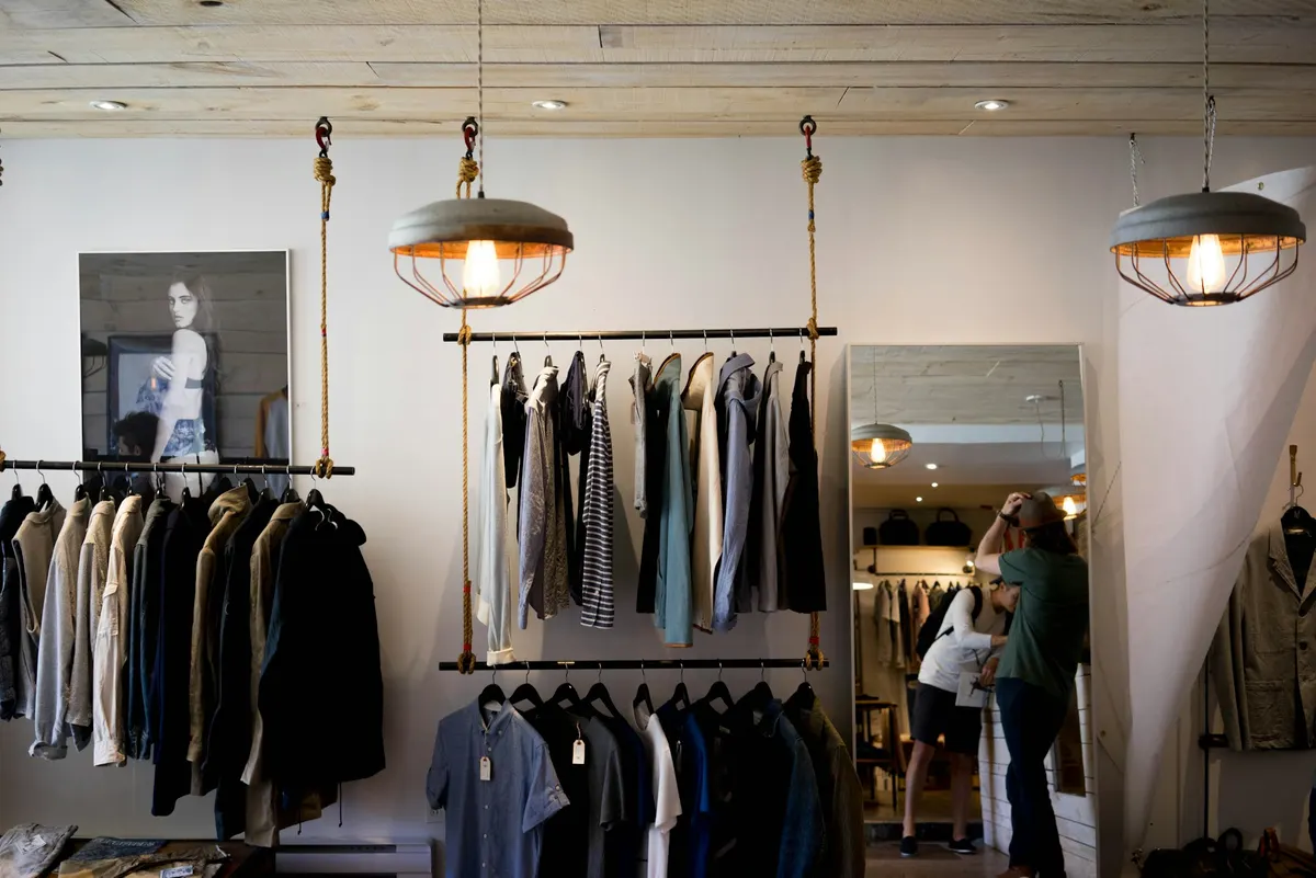 Intérieur de boutique moderne